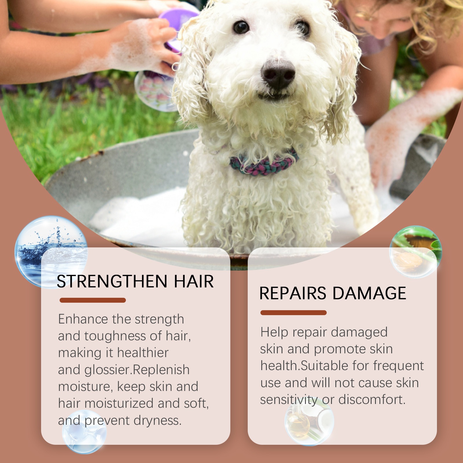 Dog Shampoo for Gentle Cleaning and Nourishing Soft Fur - Image 3
